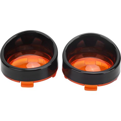 AKLOSIPY Couvercle de Clignotant de Moto, 2 Pièces, Boîtier T Ive, Forte Transmission de la Lumière Lentille de Clignotant, Couvercle de Clignotant Avant, Clignotant Arrière, Boîtier. (1/5)