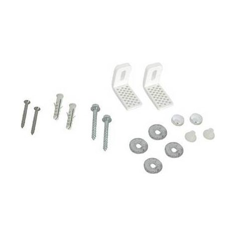 Fixation latérale multifonction pour WC et bidet 10x50 mm - 2 pièces