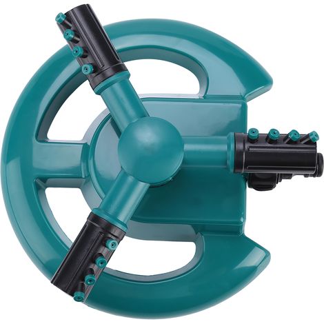 Arroseur rotatif 360° à 3 buses pour système d'irrigation de jardin vert (1/5)