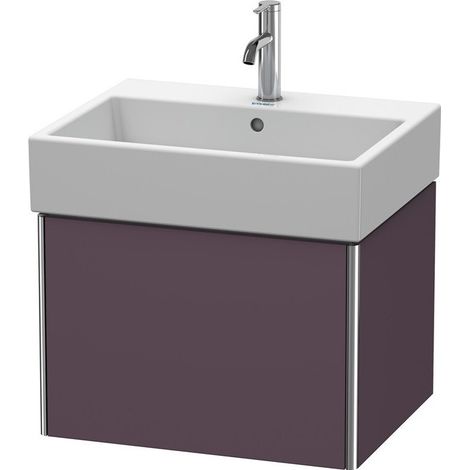 Meuble sous-vasque XSQUARE 397x584x460mm Satin aubergine