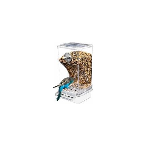 Mangeoire automatique anti-éclaboussures pour oiseaux, accessoire de cage – (1/5)