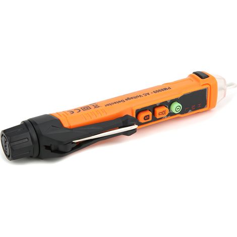 Stylo testeur de tension sans contact PM8909+ - Détecteur de tension alternative avec alarme sonore et lumineuse (1/5)