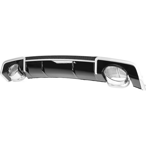Modification de la voiture : Audi A3 8V 2014-2016 convertie en RS3 avec double sortie d'échappement/lèvre de diffuseur de pare-chocs arrière ABT (berline 2014-2016, standard) électroplaquée. (1/5)