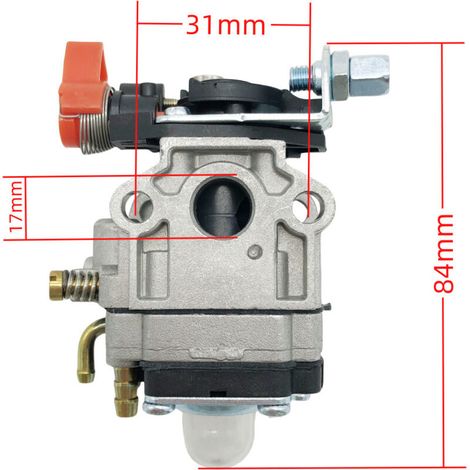 Carburateur TH23, TH26, TH34 Bv162 23 25 26cc 909-151 moteur deux temps de débroussailleuse : atomisation uniforme du carburant et puissance de sortie stable.