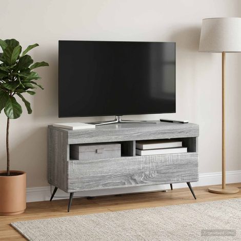 vidaXL Mueble de TV LED Sonoma gris Madera de ingeniería (1/5)