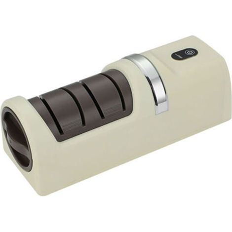 Affûteur Électrique Beige Pratique et Rapide pour Couteaux et Ciseaux - (1/5)