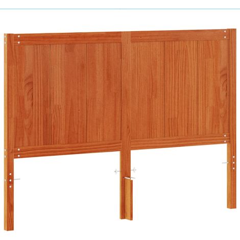 Maison Exclusive - Cabecero de cama madera maciza de pino marrón