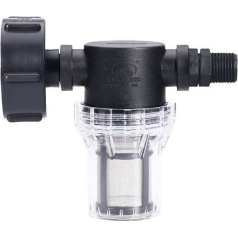 DBBEGK Raccord de Robinet pour Cuve 1000L, Adaptateur S60x6 avec Filtre Intégré, Connexion Tuyau de Jardin 3/4'' pour Collecteur d'Eau de Pluie (1/5)