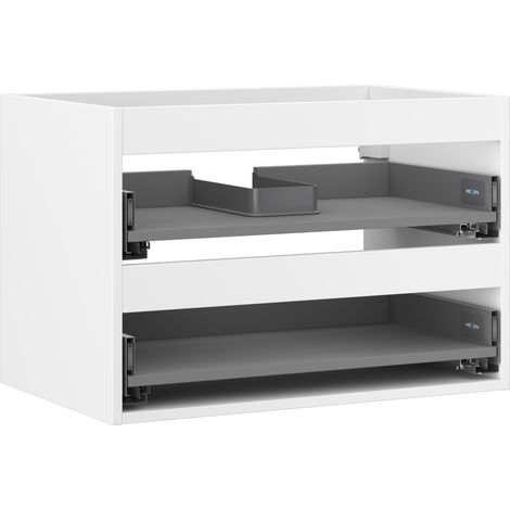 Mexen Box-A corpo base per lavabo 70 cm, 2 cassetti, bianco opaco - 91AX0-0700-470-2-01 (1/5)