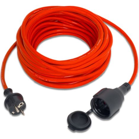 Trotec – Rallonge électrique 15 m 230 V 1,5 mm² – Câble H05RR-F 3G1,5 – Indice de protection IP44 – Pour usage intérieur et extérieur (1/4)