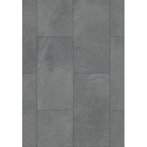 Mexen Grey Dark panneaux vinyle 610 x 305 mm LVT Dryback 2,5 mm, sous-couche PVC, 4 V-Joint, Pierre - F1459-0610-305-255-4V1-01 (1/2)