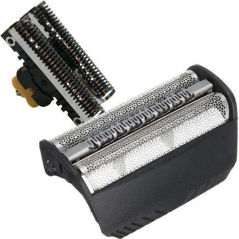 Hochwertiges Kombipack Scherfolie Klingenblock Messer Rasierklinge für Braun 7640 7650 7664 7680 7690 7763 7765 7780 7783 7785 7790 7795 (1/4)