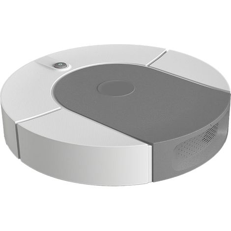 Decdeal Roboter -Staubsauger Starker Saugaution Automatisch USB wiederaufladbar für Keramikfliesen Hartböden grau