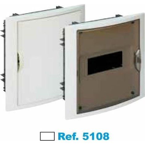 Panneau électrique encastré 8 éléments blanc Solera Arelos 5108
