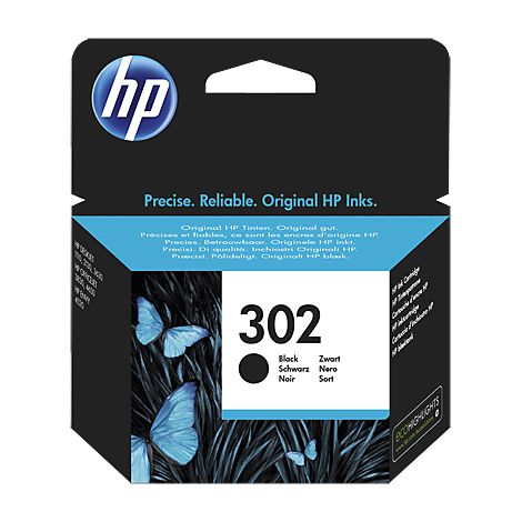 Cartouche d'encre HP 302 (F6U66AE), noire