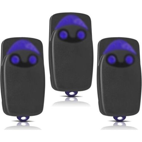 3 Pièces Remplacement pour télécommande NICE, télécommande portail 433,92MHz 2 canaux, compatible avec Flo1r-s, Flo2r-s, Flo4r-s (1/4)