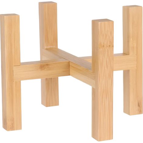 Support en bois pour plantes support pour bonsa base P (1/5)