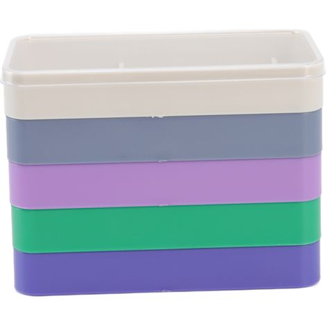 Coffret de rangement pour pièces de montre 5 couches, grande capacité, plastique résistant, portable, outil de réparation horlogère, boîte de stockage. (1/5)