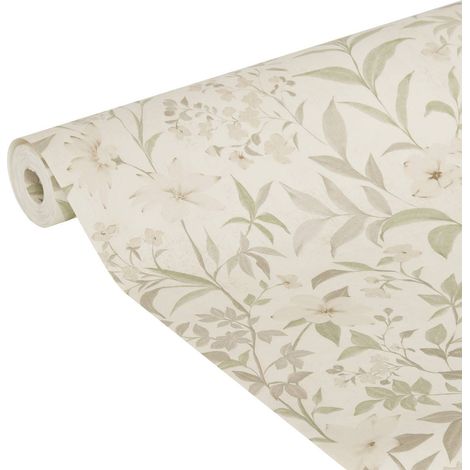 Papel pintado preencolado con motivo floral Malo, 53 x 1000 cm - Atmosphera créateur d'intérieur (1/2)