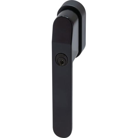 ABUS Fenstergriff FG 400 schwarz – abschließbarer Fenstergriff BK AL0089 (1/3)