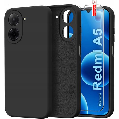 Coque pour Xiaomi Redmi A5 - Coque en silicone flexible + verre de protection 9H (1/5)