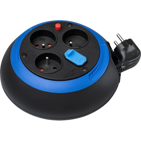 Enrouleur de câble multiprises Design-Box CL-S 3x2P+T + 2xUSB 3 m - BRENNENSTUHL (1/5)