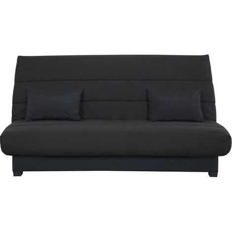 Banquette Clic clac CECILIA 130 x 190, pearl noir (1/5)