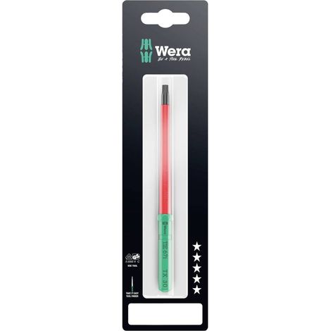 Wera Kraftform Kompakt VDE 67 i TX 30 x 157 mm TIE SB Elettricisti TORX Lama intercambiabile per giraviti TX 30 (1/5)