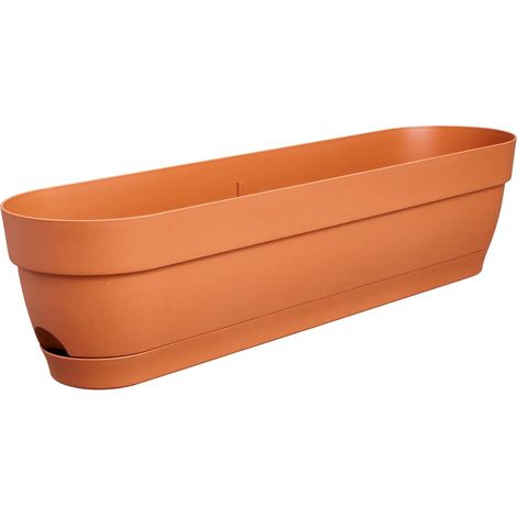 elho® Vibia campana Balkonkasten Terracotta 70 cm - Kunststoff (1/5)