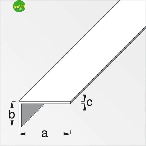 angolare 20x15x1 acciaio laminato - 1 metro. (1/2)