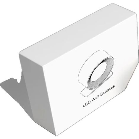 Applique Murale LED, Dimmable, Batterie Rechargeable, blanc-2pcs (1/2)