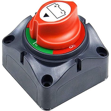 Interruptor de desconexión de batería de 12V-48V, interruptor de desconexión de batería impermeable de 275A para automóviles y embarcaciones. (1/5)