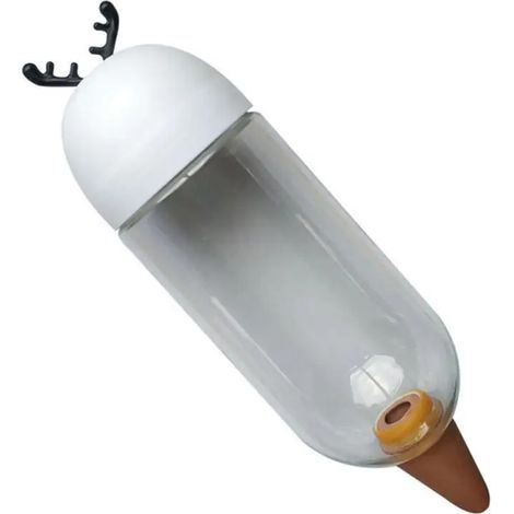 (Modèle Love) Kit d'arrosage automatique de jardin 500 ml, système d'irrigation goutte à goutte pour plantes en pot et fleurs, avec piquet. (1/4)