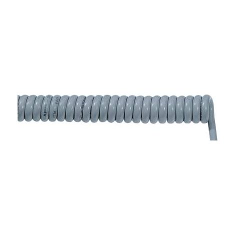 LAPP 73220320 Câble spiralé UNITRONIC® SPIRAL LiF2Y11Y 100 mm/ 400 mm6 x 0.14 mm²gris1 pc(s) X761671 (1/2)