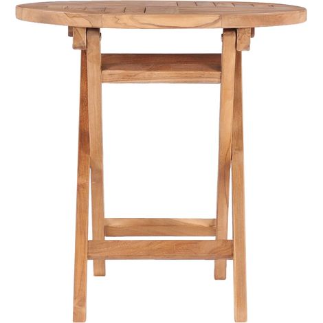 Maison Exclusive - Gartentisch Klappbar 45 cm Massivholz Teak