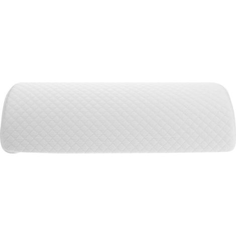 Coussin Demi-Lune Mousse Mémoire Oreiller Jambes et Lombaire pour Sommeil Soutien Confortable pour Genoux Dos et Tête Adapté Maison Bureau Voiture Facile à Nettoyer Soulage (1/5)
