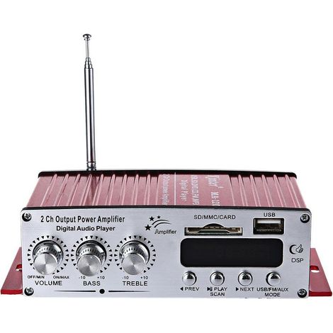 MA-120 Amplificateur audio stéréo pour voiture 40W à 2 canaux
