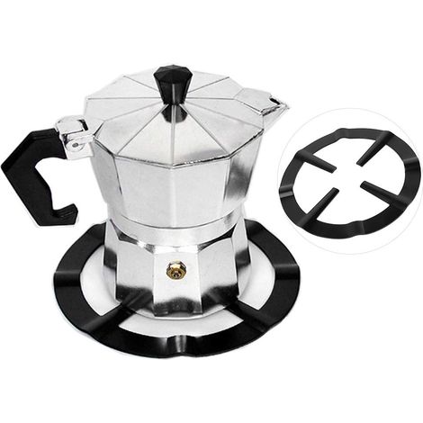 Réducteur D'anneau de Gaz, Grilles de Brûleur de Cuisinière à Gaz en Acier Inoxydable Support de Casserole Moka Support Brûleur Wok Adaptateur D'anneau pour Machine à Expresso, (1/5)