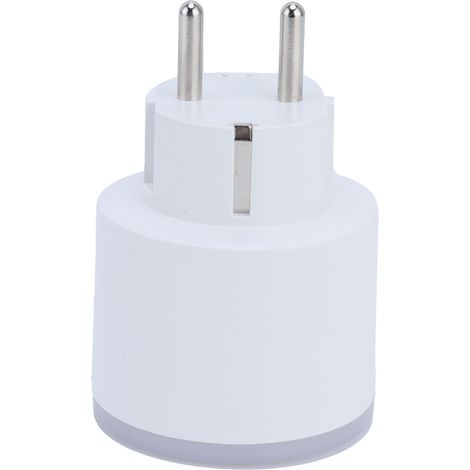 Prise intelligente européenne WiFi RGB avec interrupteur LED, télécommande vocale pour Google/IFTTT, prise européenne 100-240 V