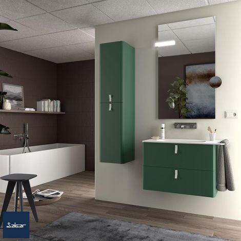 Schrank wandhängend UNIIQ 800 2 Schubladen mit Softeinzug ROYAL GREEN 797 x 540 x 450 mm (1/2)