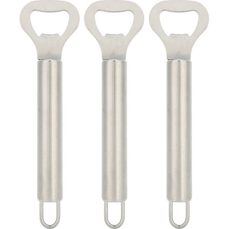 3-teiliger Mini-Flaschenöffner aus Edelstahl, handlich, tragbares Küchenzubehör (1/5)