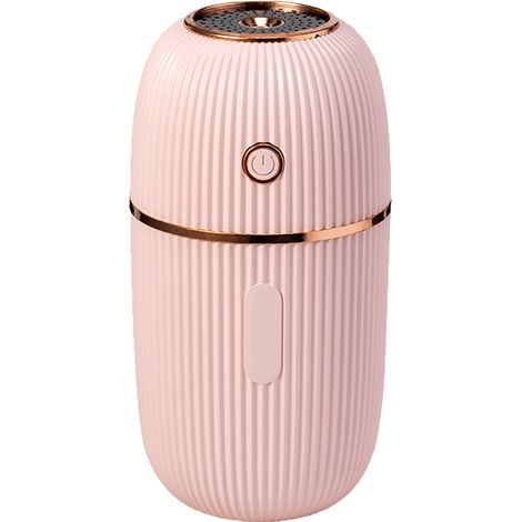 mini humidificador USB, silencioso (35 dB), dos modos de nebulización, ideal para la oficina, el coche o las plantas. (1/5)