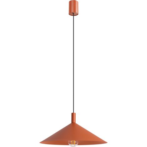 Lampade a sospensione NOX ocra rossa 40x135x40cm Sollux (1/5)