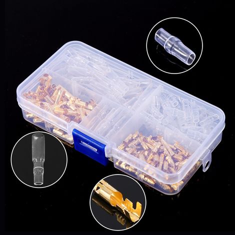 Boîte de 120 cosses de 3,5 mm avec couvercle isolant (1/5)