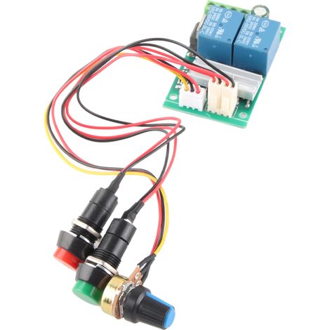 Module de commande de variateur de vitesse pour moteur CC avec réglage PWM pour rotation avant et arrière (CC 6V 12V 24V) (1/5)