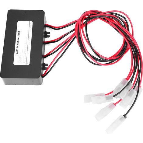 Équilibreur de batterie, équilibreur de système solaire noir avec protection contre l'inversion de polarité, 48 V (1/5)