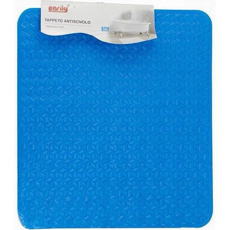 Cleafe - Tappeto Tappetino In Pvc Antiscivolo Per Vasca Da Bagno Doccia 51 X 52 Cm 59636 - (1/2)