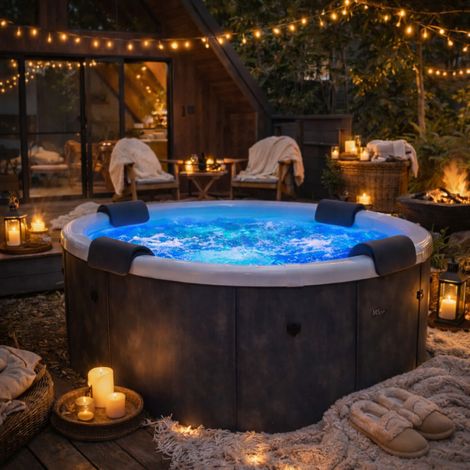 Spa MSpa Denver 6 places 180x180x70cm semi-rigide extérieur haut confort