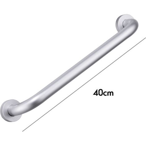 Poignée de Salle de Bain Anti-dérapante pour Sécurité des Personnes Âgées Design en Spécial Accoudoir- mat 40cm Aluminium (1/4)