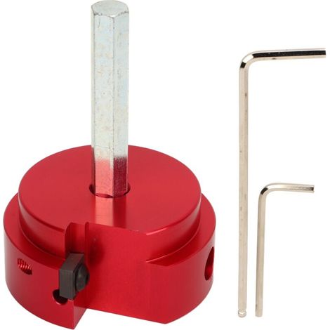 Allauve – Alésoir pour tuyaux PVC – Évasement rapide et précis – Alliage d'aluminium et acier allié – Rénovateur de raccords pour plomberie